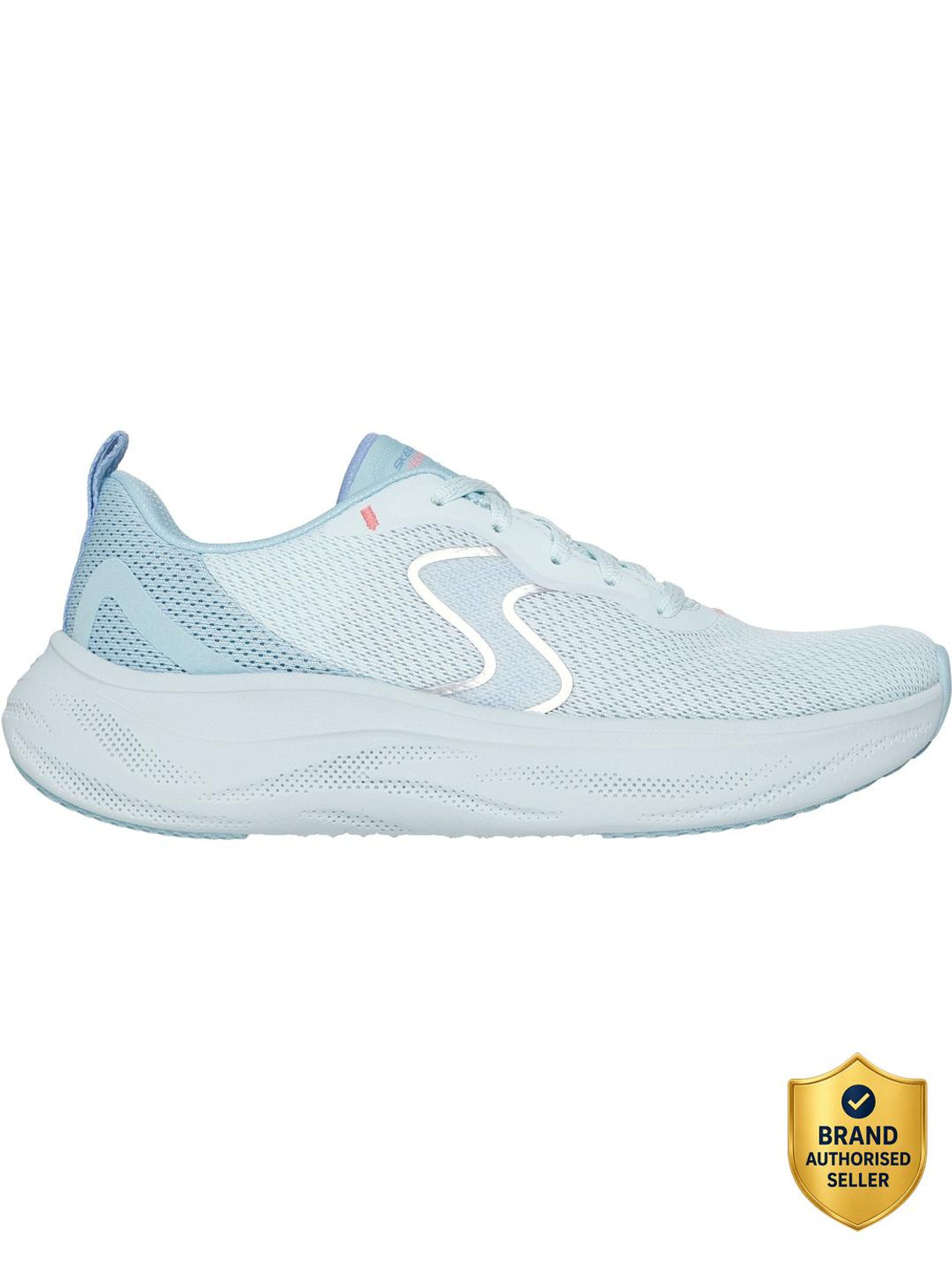Image of Skechers SKECH CLOUD-SMOOTH WAVE Outdoors For Women (Blue, 5)