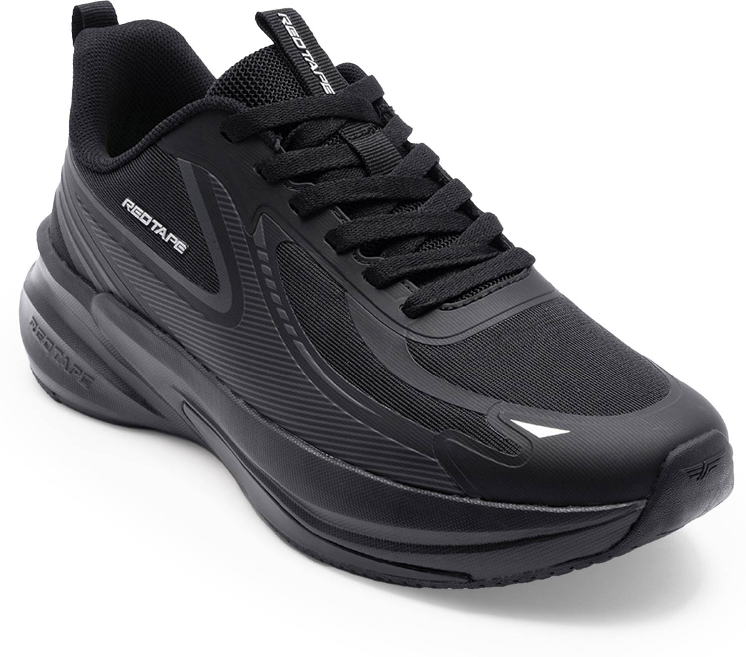 RED TAPE Men's Black Sports Shoes - Image 1