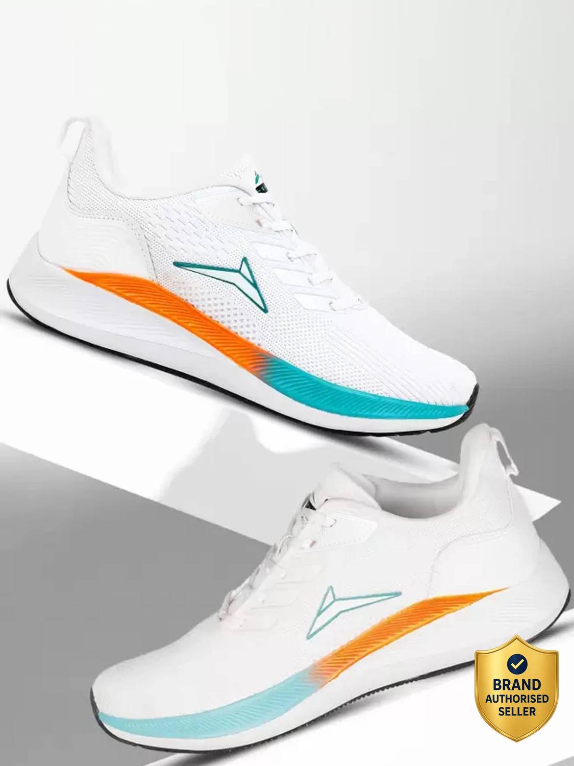 JQR Zoom Plus 2 Running Shoes For Men, White - Image 1