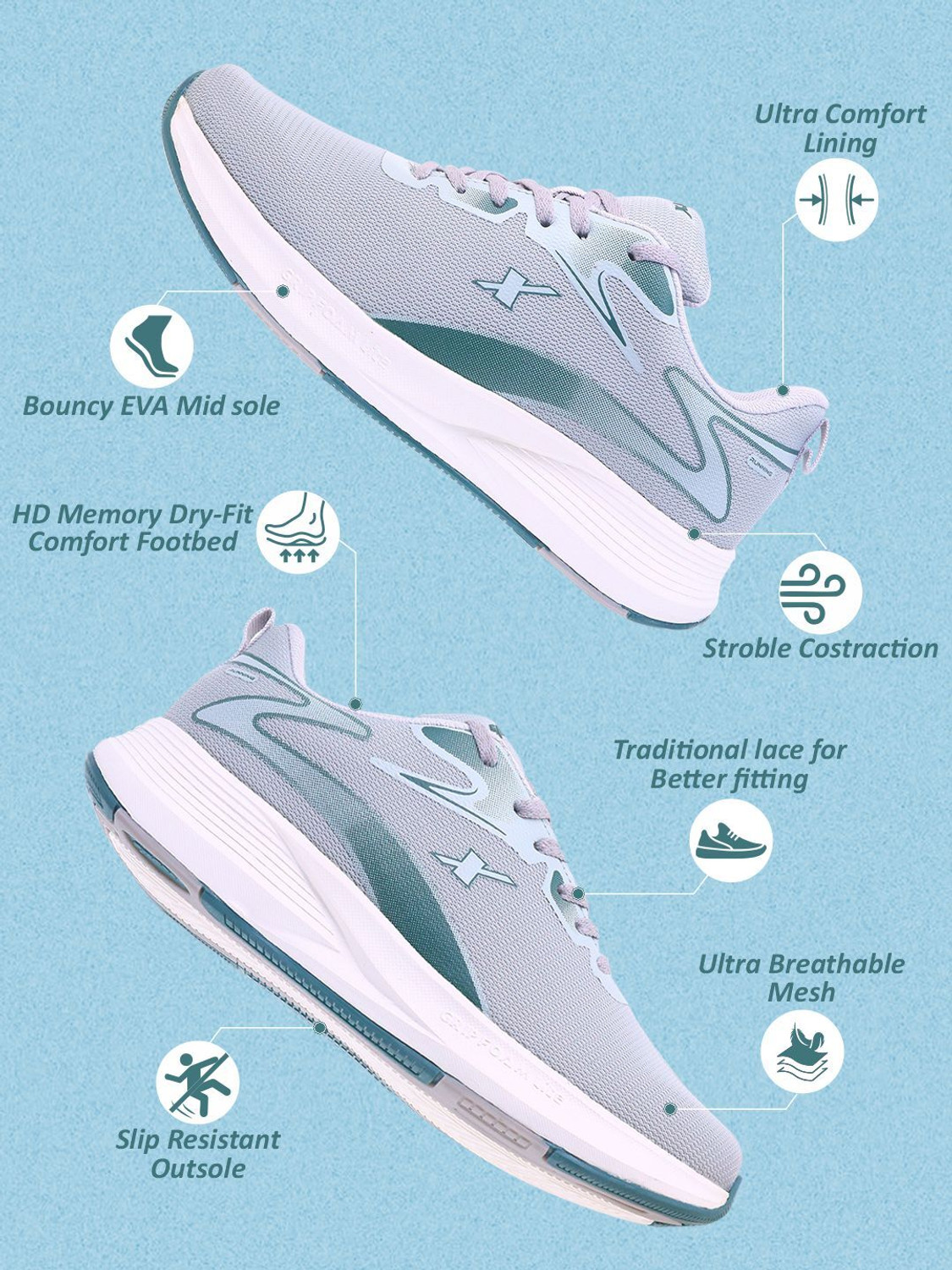 Image of Sparx SM 1100 | Stylish, Comfortable | Walking Shoes For Men