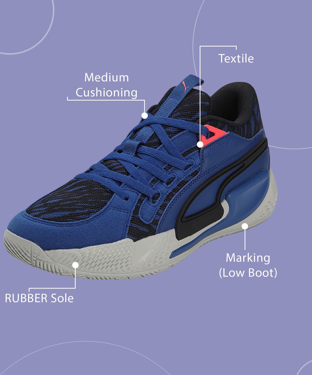 Image of PUMA Court Rider Chaos Clydes Closet Basketball Shoes For Men