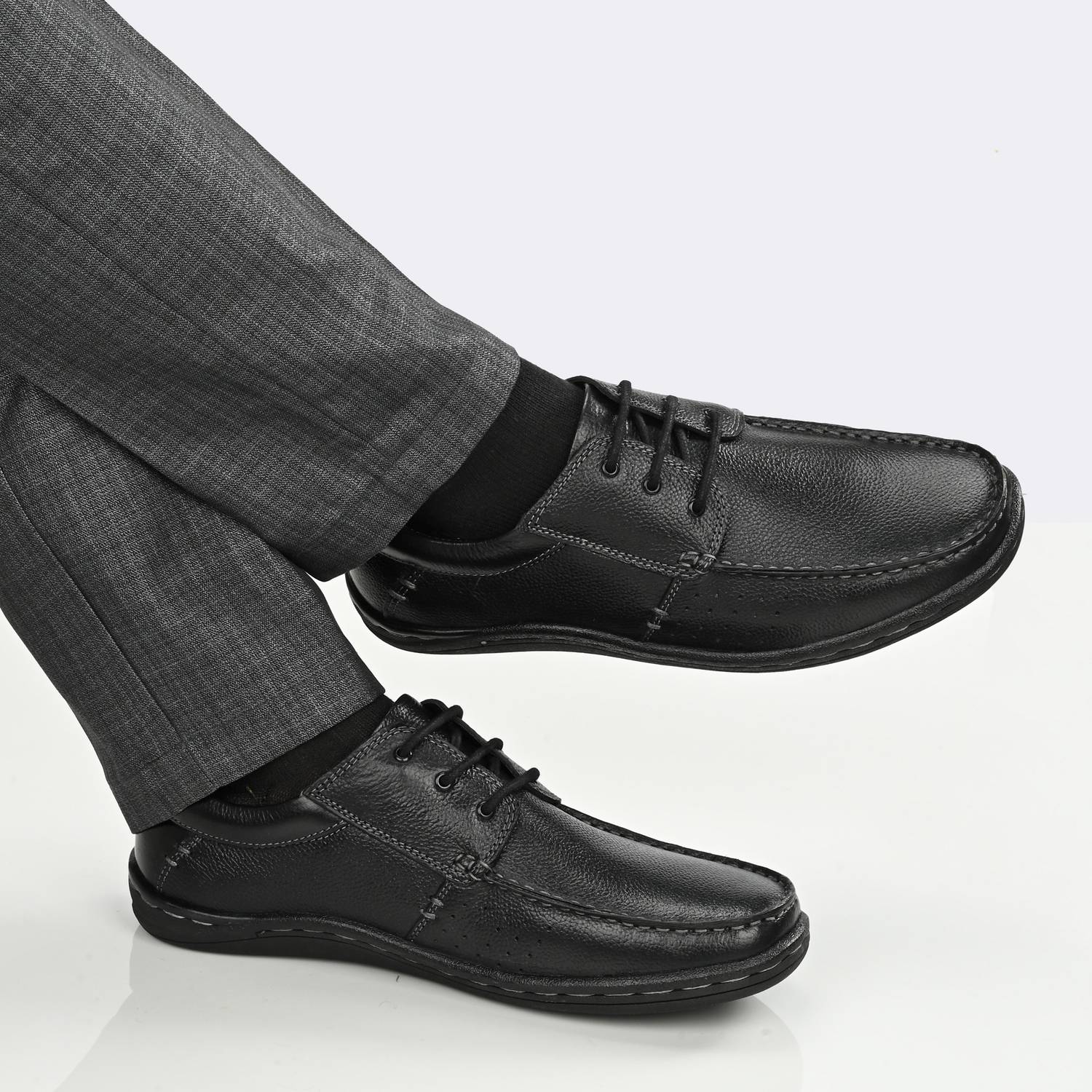 AUSERIO Genuine Leather Formal Shoes Light|Comfort|Trendy|Premium Shoes Corporate Casuals For Men