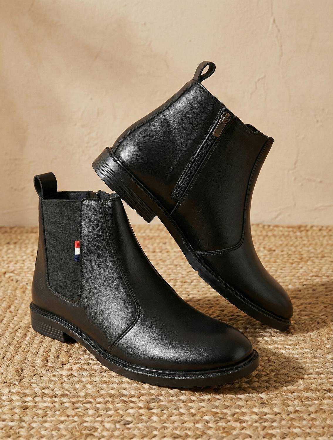 Roadster Men's Zip Chalsea Boots - Image 4