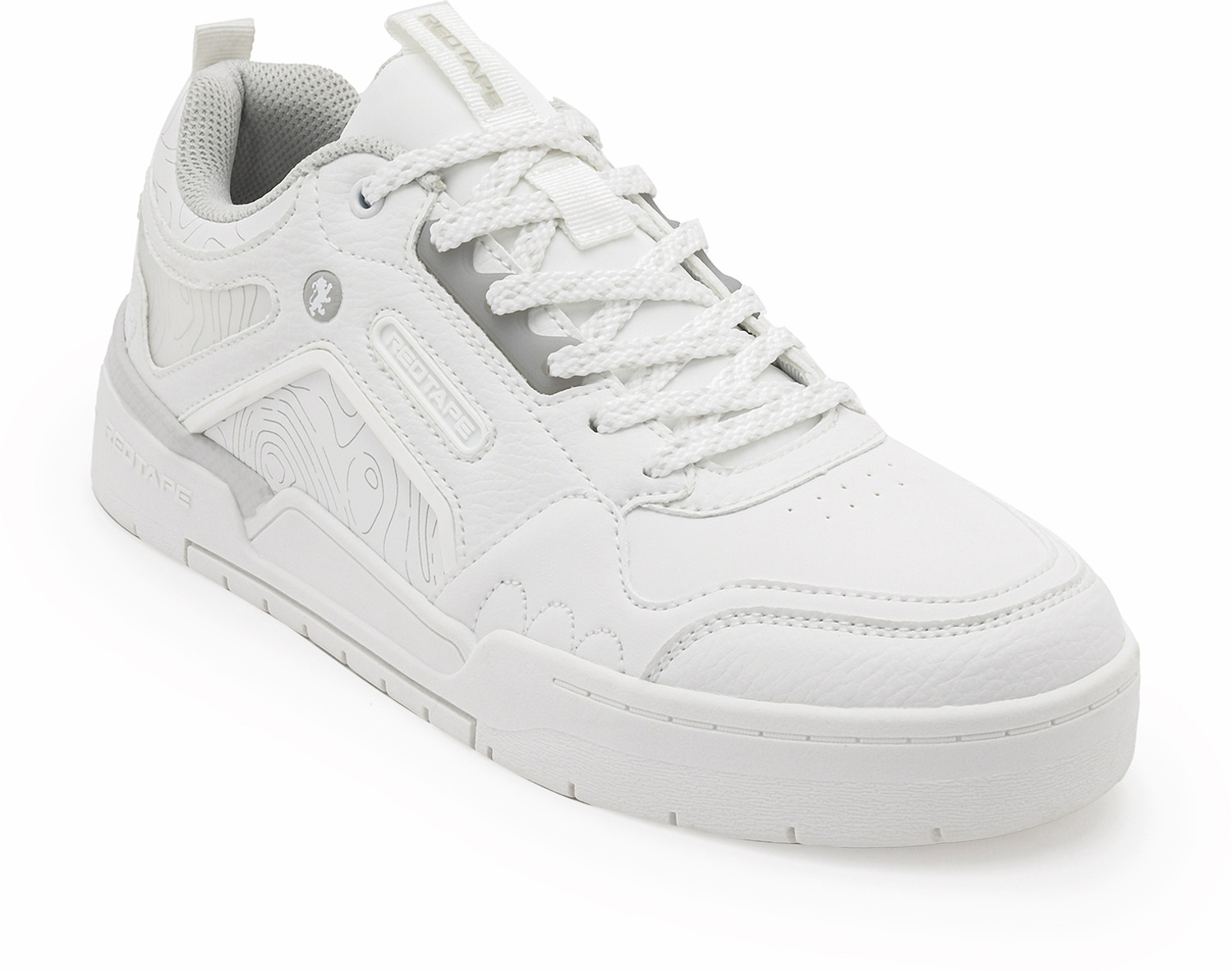 Image of RED TAPE Low Cut Lifestyle Sneakers for Men in Grey White | Lifestyle Sneakers Sneakers For Men