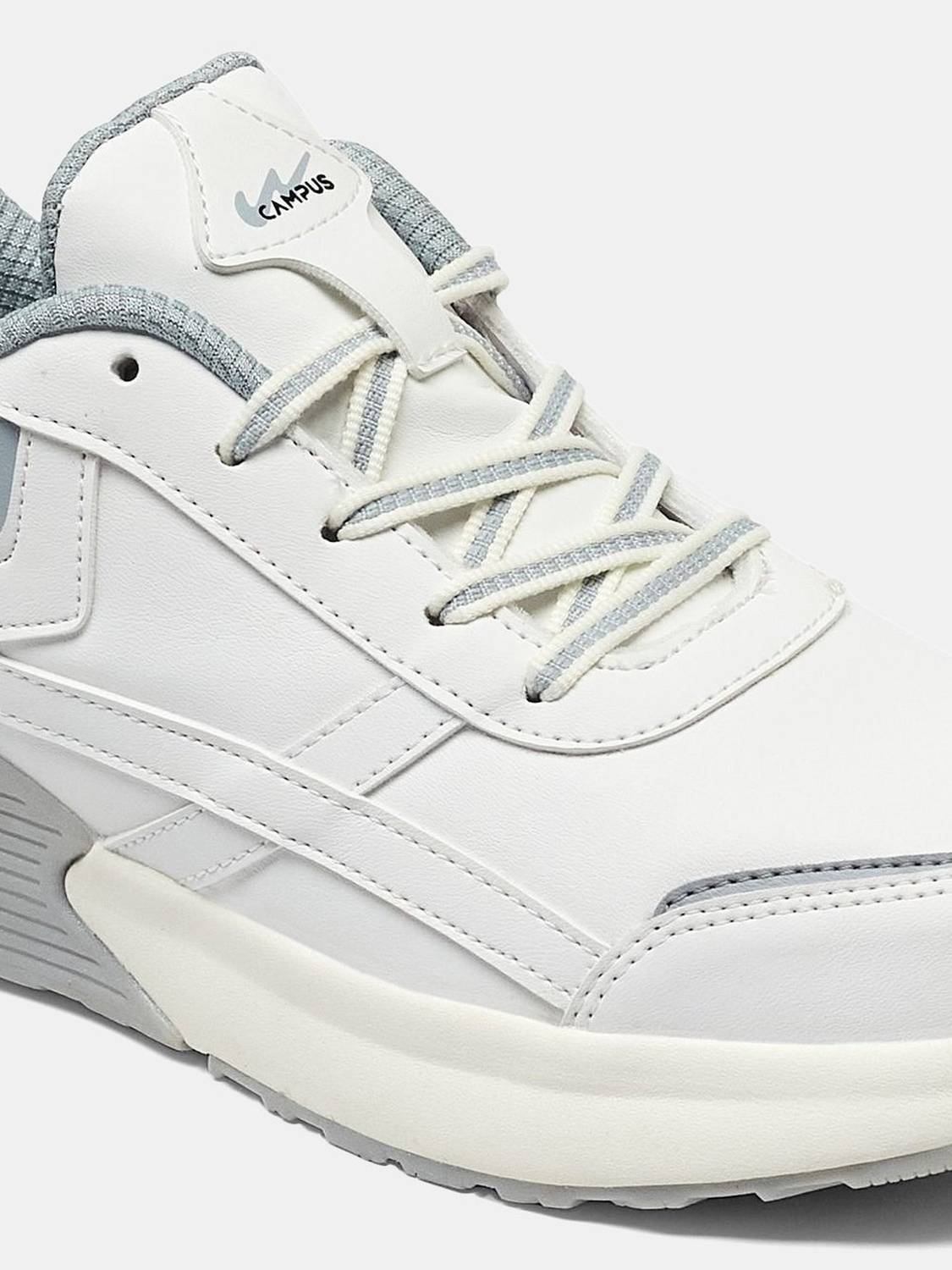 CAMPUS BYTE Women White Sneakers - Image 5