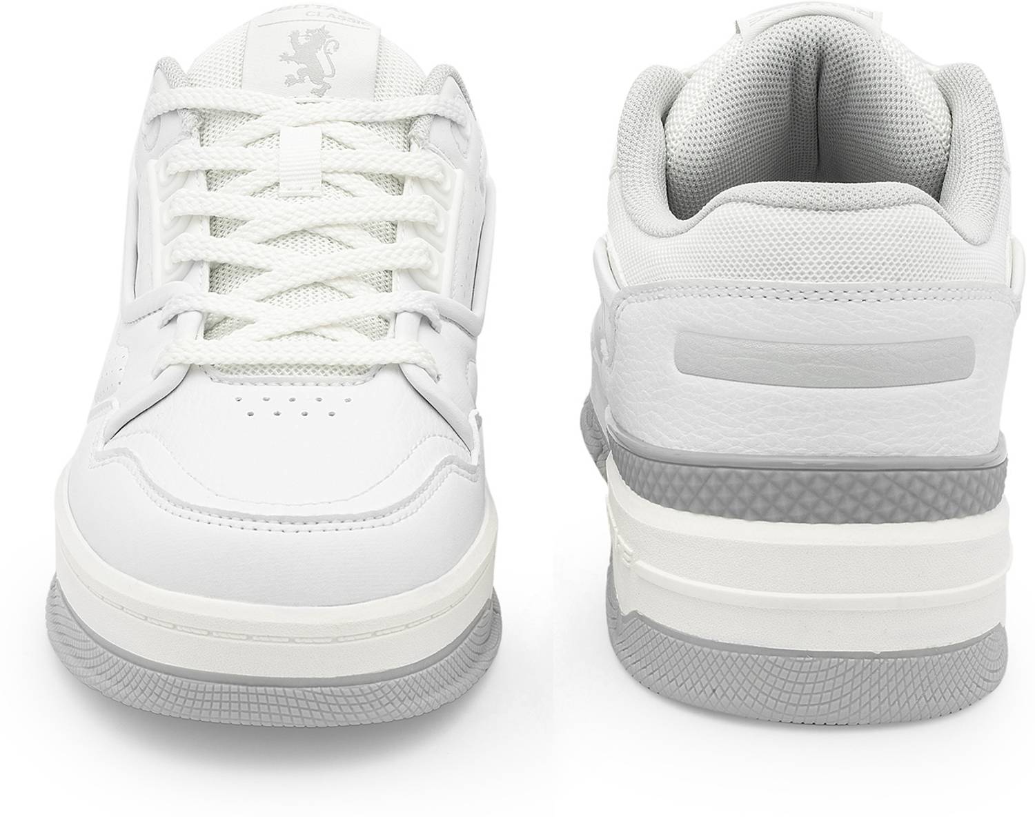 RED TAPE Men's Low Cut Sneaker in White Grey - Image 4
