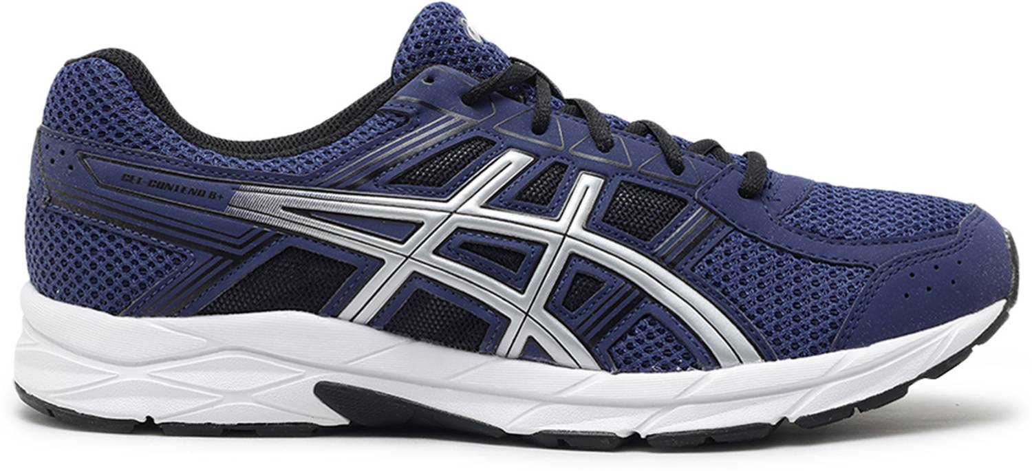 asics GEL-CONTEND B+ Running Shoes For Men (Dark Blue , 10)