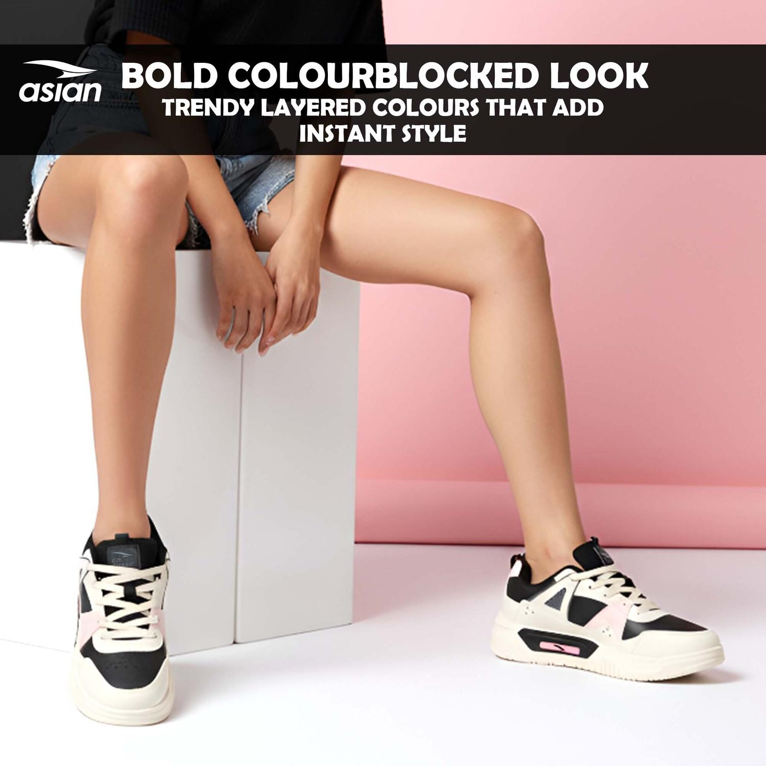 Image of asian Stella-01 Sneakers for Women & Girls | Stylish, Lightweight & Comfortable Sneakers For Women