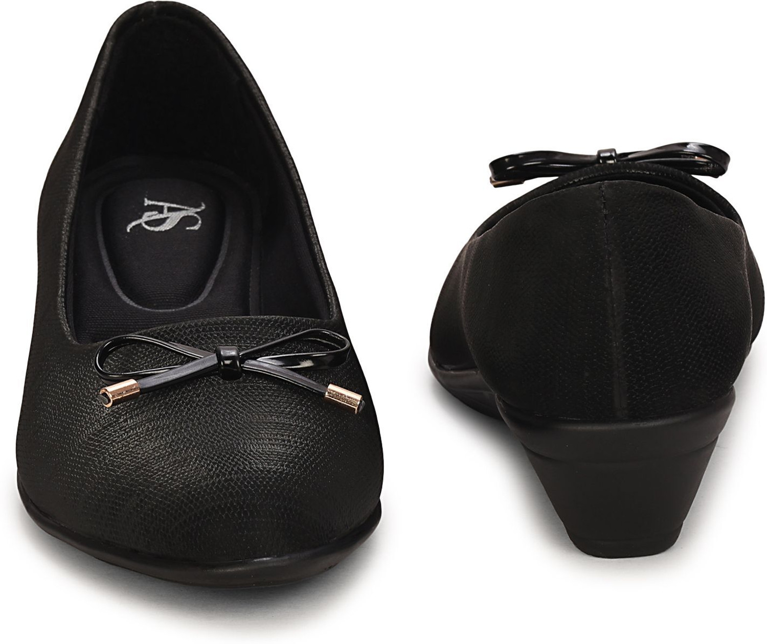 Image of Anita Sarees Women's Synthetic Leather Low Wedge Heel Formal, Casual Ballerinas & Women Bellies