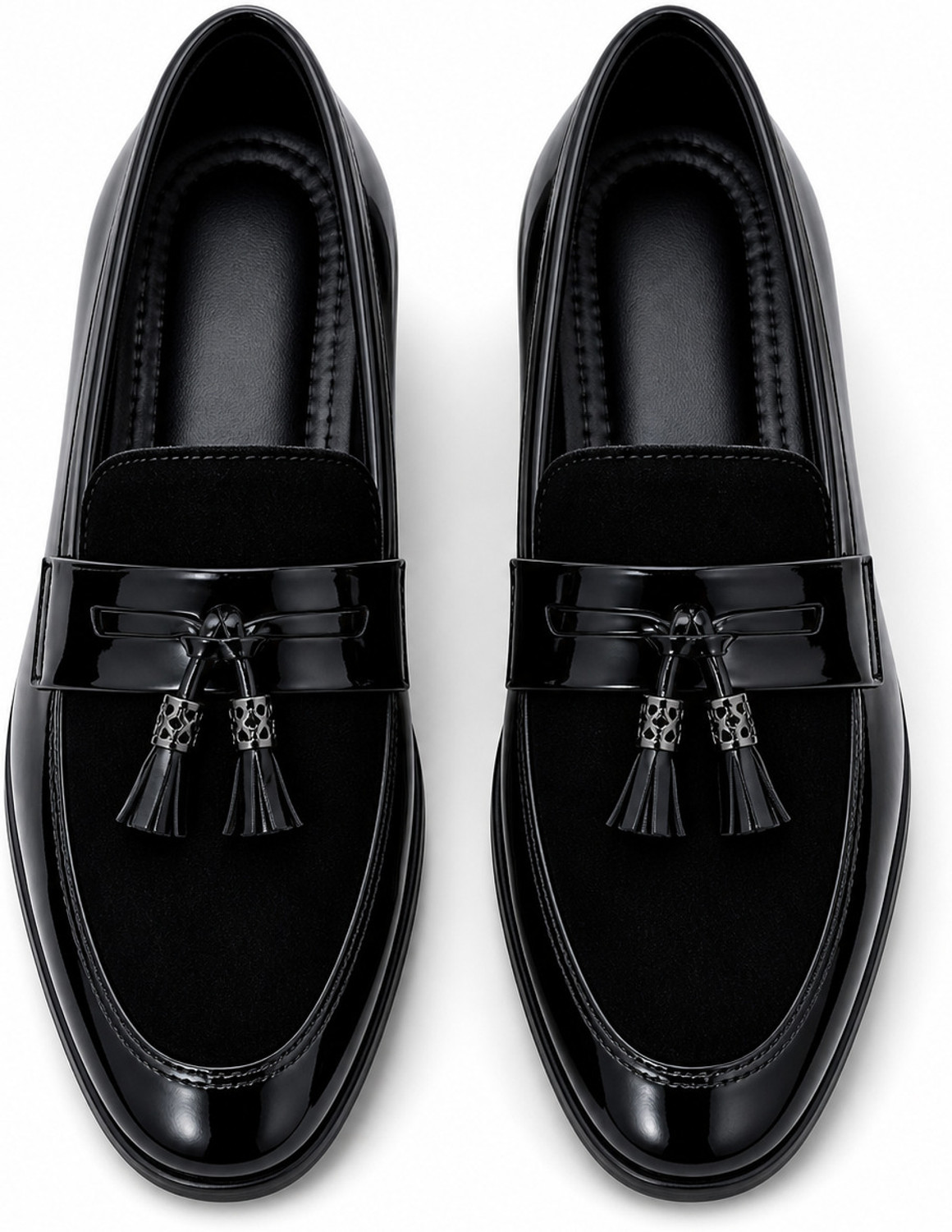 Image of house of common Loafers For Men (Black, 10)