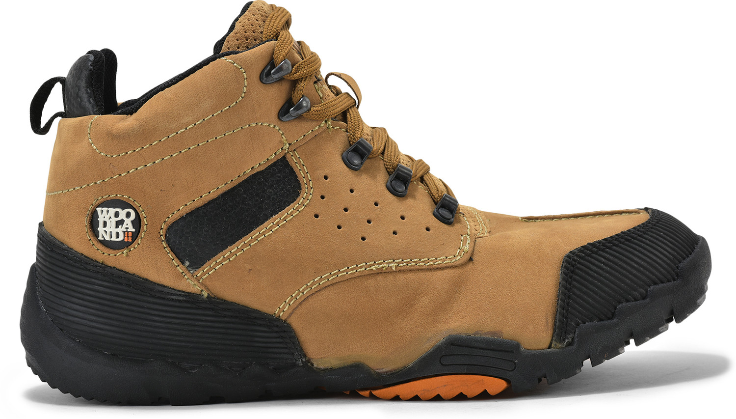 Image of WOODLAND Lace Up Lightweight Breathable Comfortable Daily Use Casuals For Men (Brown, 8)