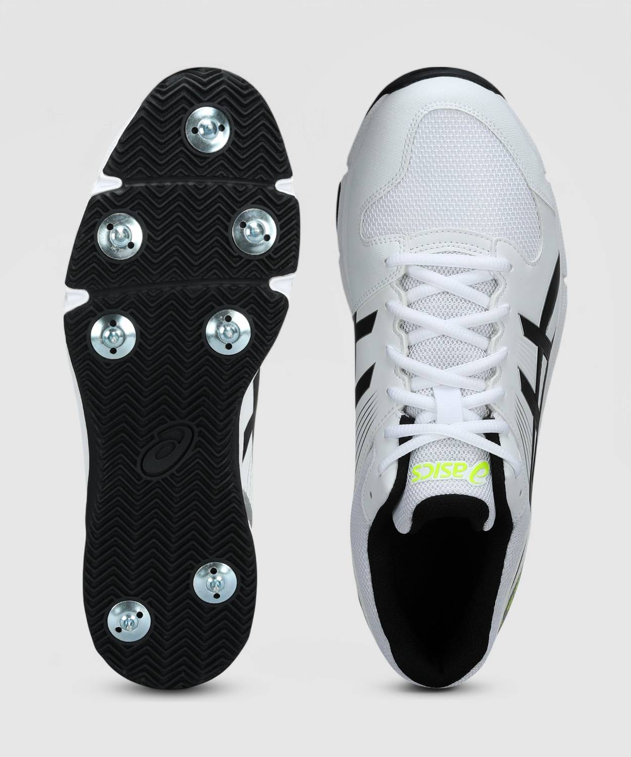 Asics GEL-100 NOT OUT Cricket Shoes Men White - Image 5