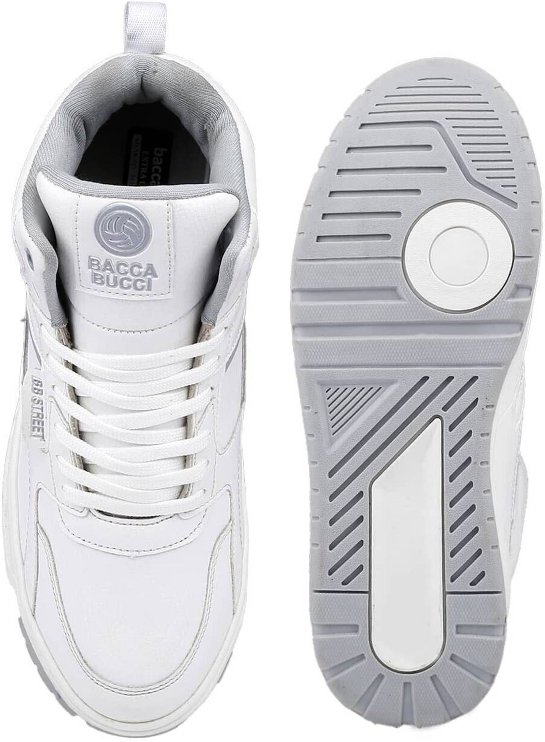 bacca bucci Cappuccino Skystompers Retro High-Top Sneakers - Image 5