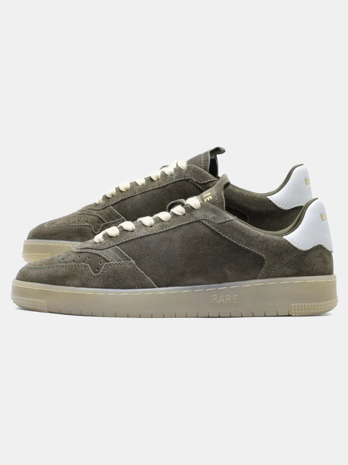 Image of Rare Rabbit WOOLTON-2 OLIVE PRIMARY Sneakers For Men