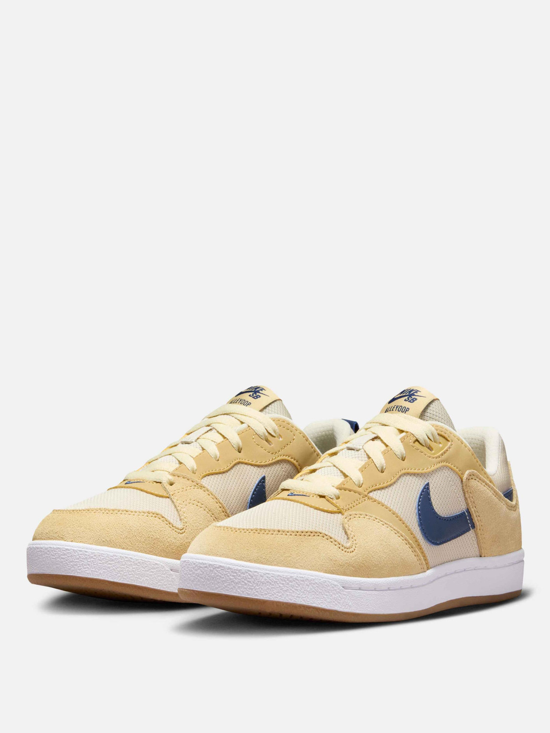 Image of NIKE SB Alleyoop Skateboard Shoes For Men (Yellow, 9)