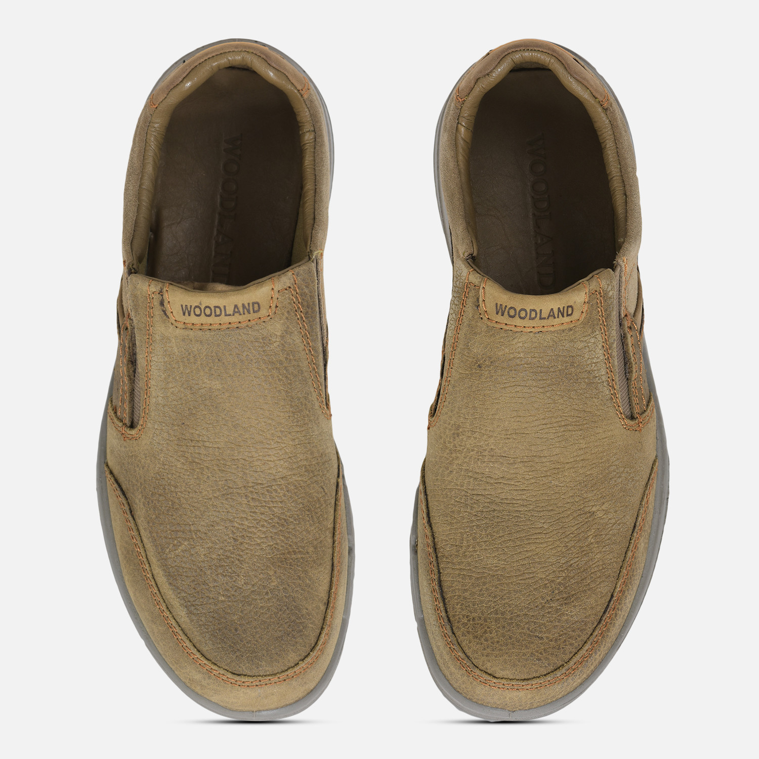 Image of WOODLAND Slip On Lightweight Comfortable Easy Wear Casuals For Men