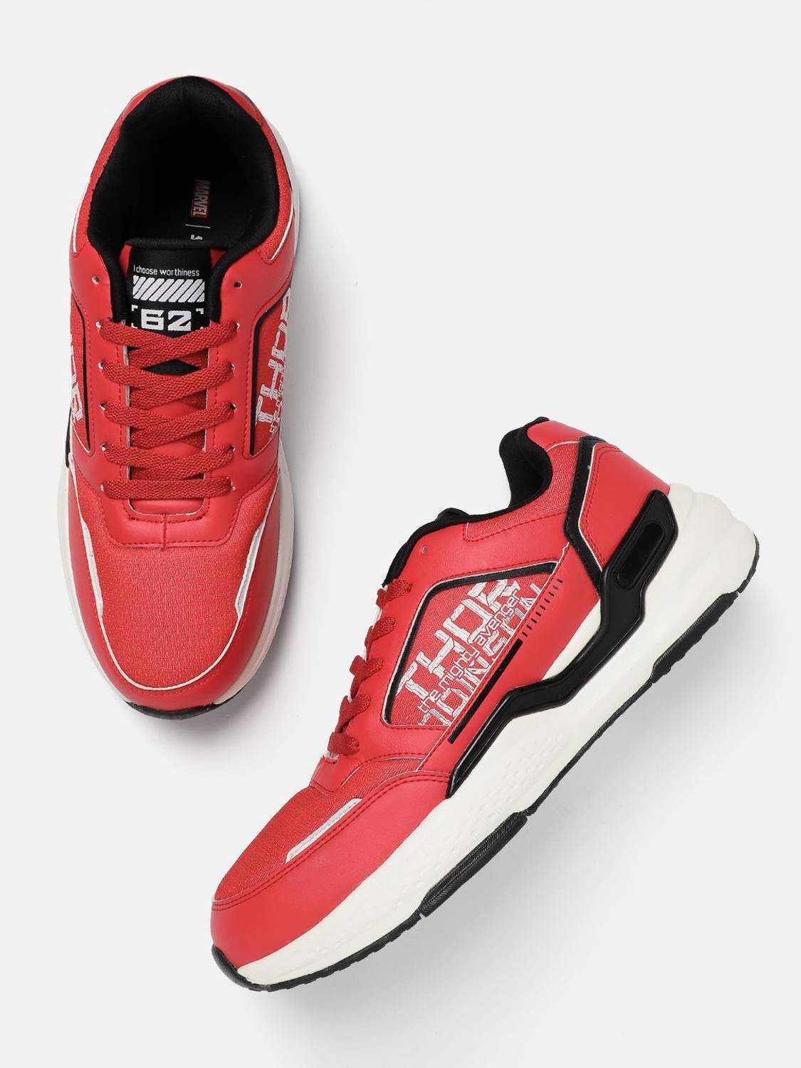 Marvel Street Sneakers For Men - Red - Image 2