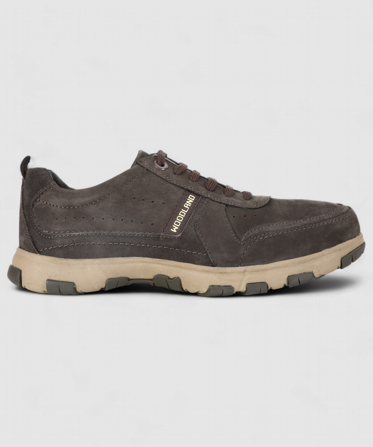 Image of WOODLAND Lace Up Lightweight Breathable Comfortable Daily Use Casuals For Men