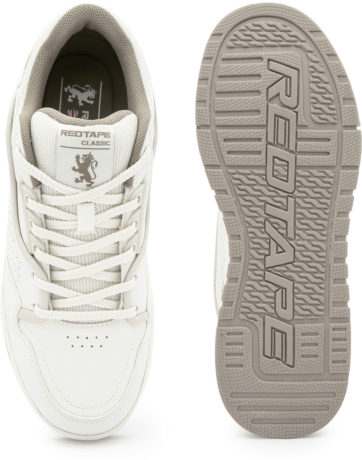 Image of RED TAPE Low Cut Sneaker for Men in Beige | Sneaker Sneakers For Men