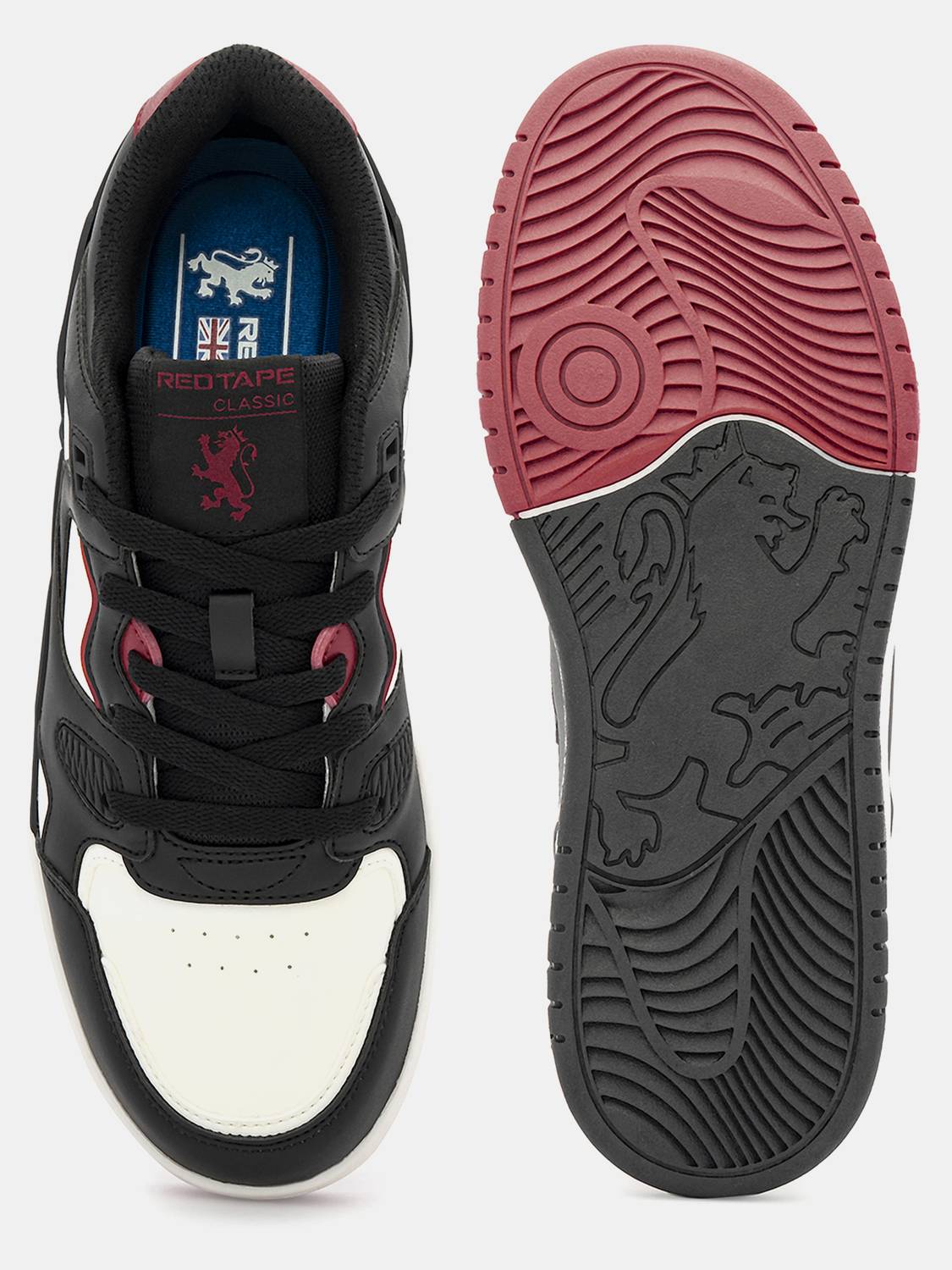 RED TAPE Men's Red Casual Sneakers - Image 5