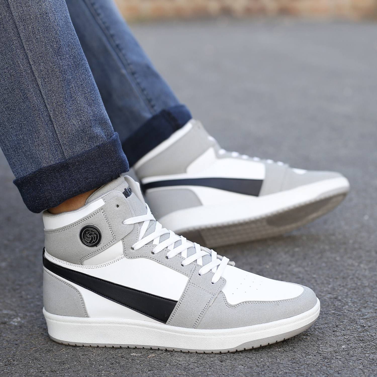 bacca bucci BALANCER Gray Fashion Sneakers For Men - Image 2