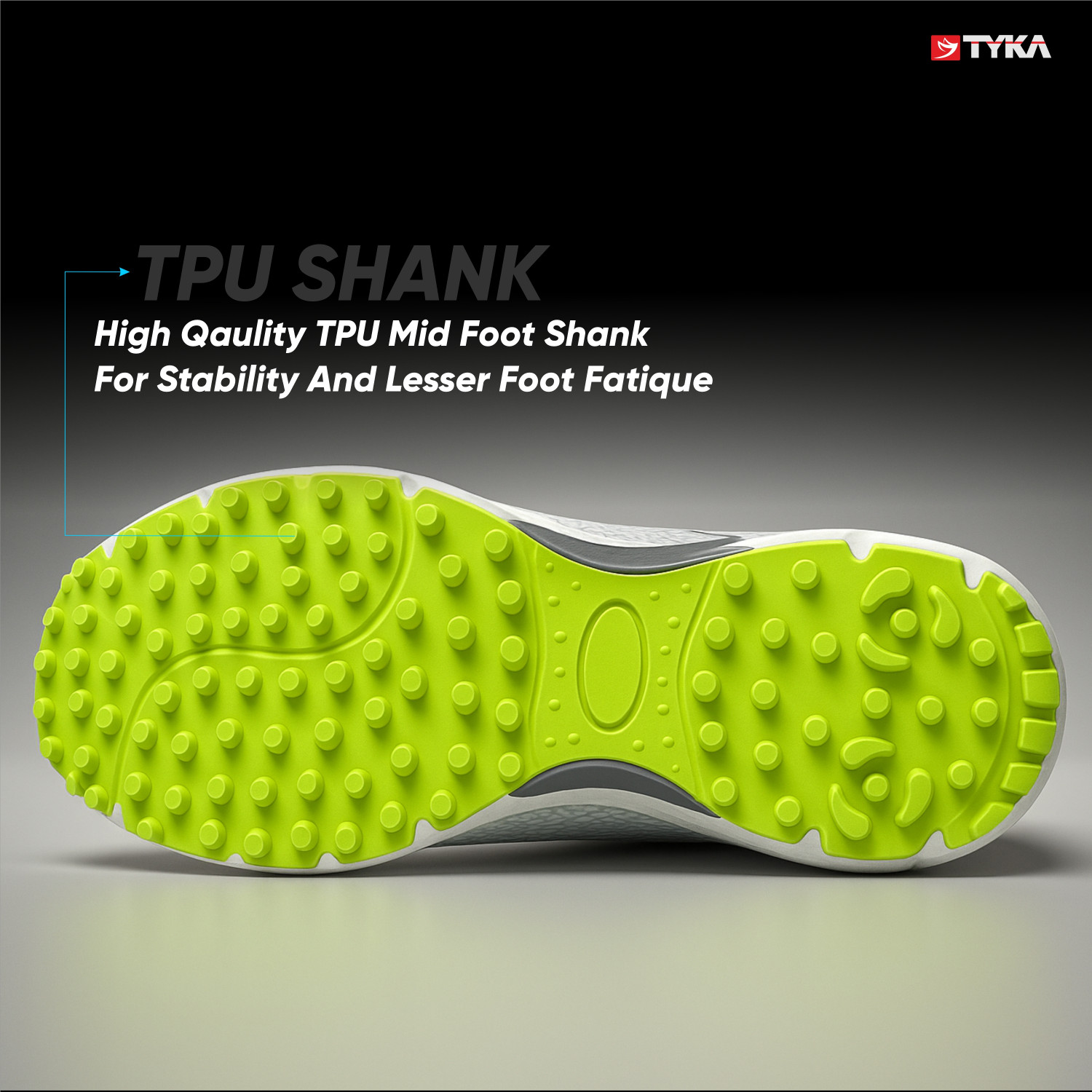 Image of TYKA TYKA Velocity Cricket Shoes for Men | Rubber Stud | Lightweight Outdoors For Men