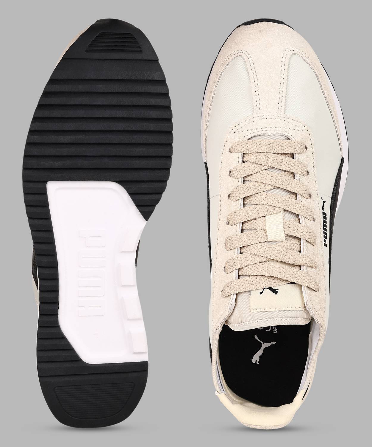 PUMA R78 WIND NYLON Beige Men's Sneakers - Image 5