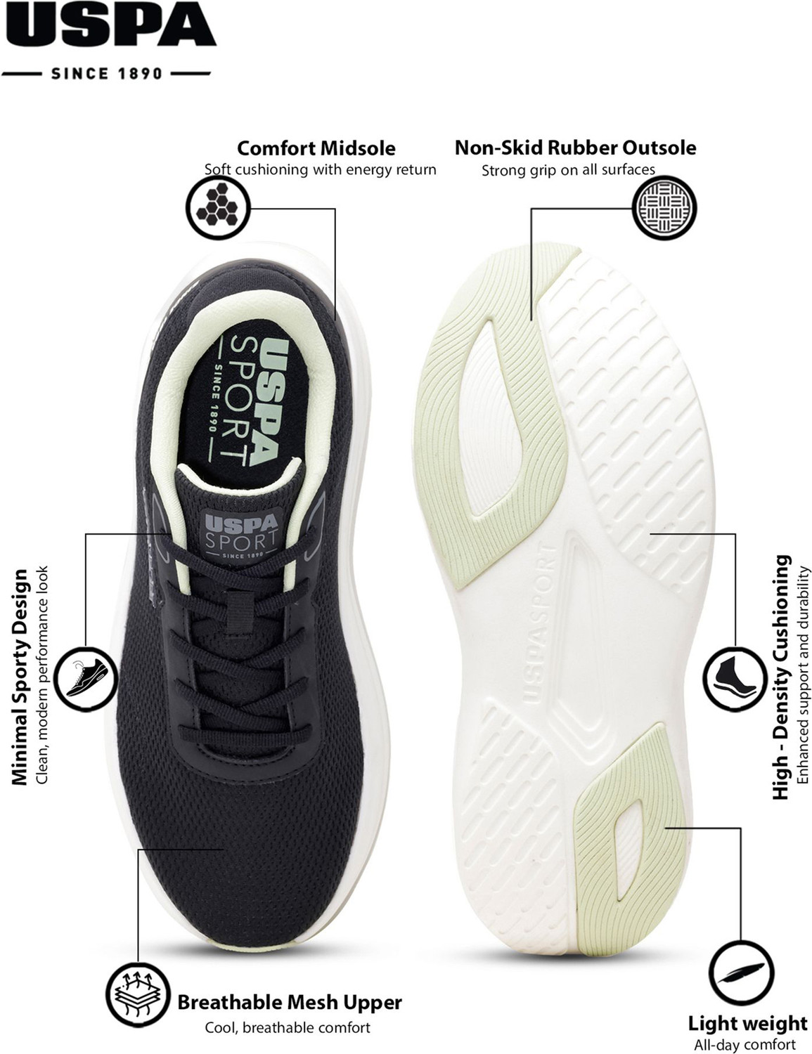Image of U.S. POLO ASSN. Walking Shoes For Men
