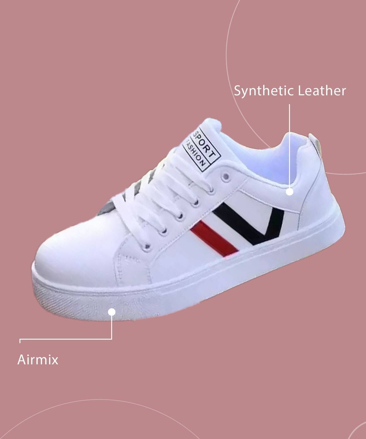 aadi Synthetic Leather Men's Casual Walking Shoes - Image 3
