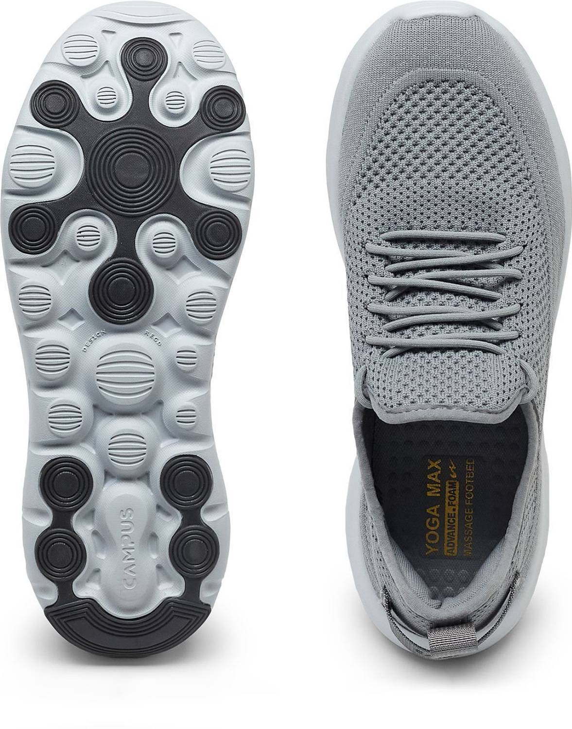 CAMPUS EMERGE Casuals For Men Gray - Image 4