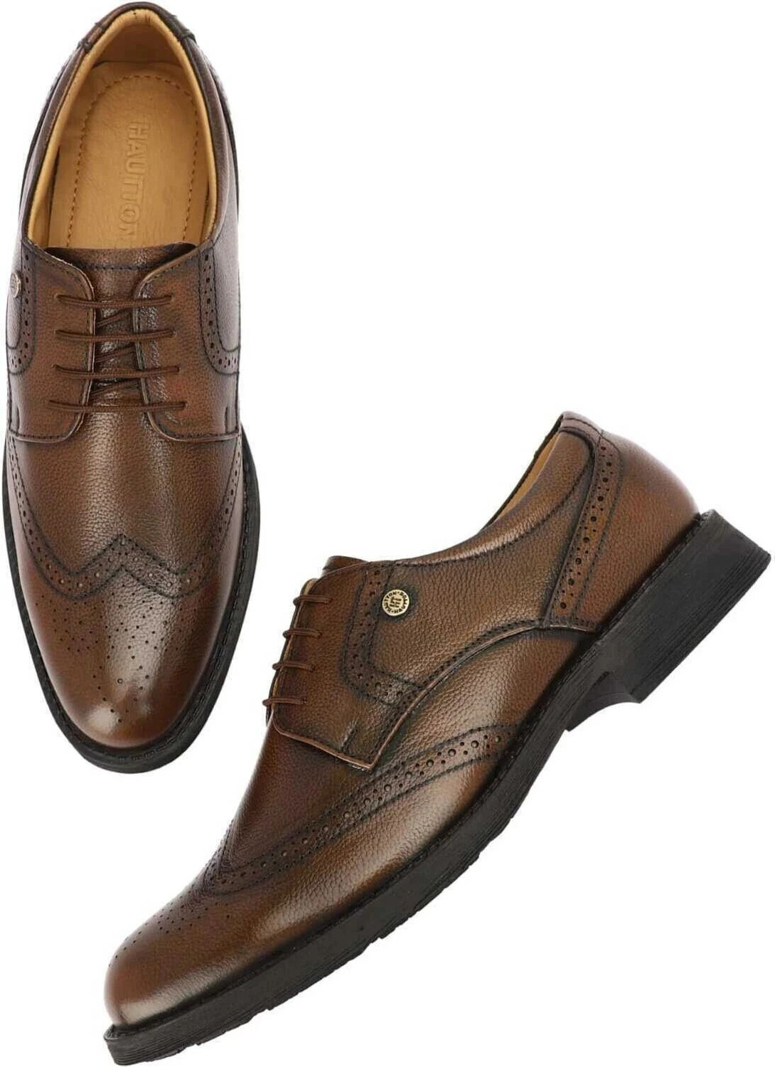 Image of Hautton New Premium Formal Leather Slip on Shoes for Men Party Wear For Men