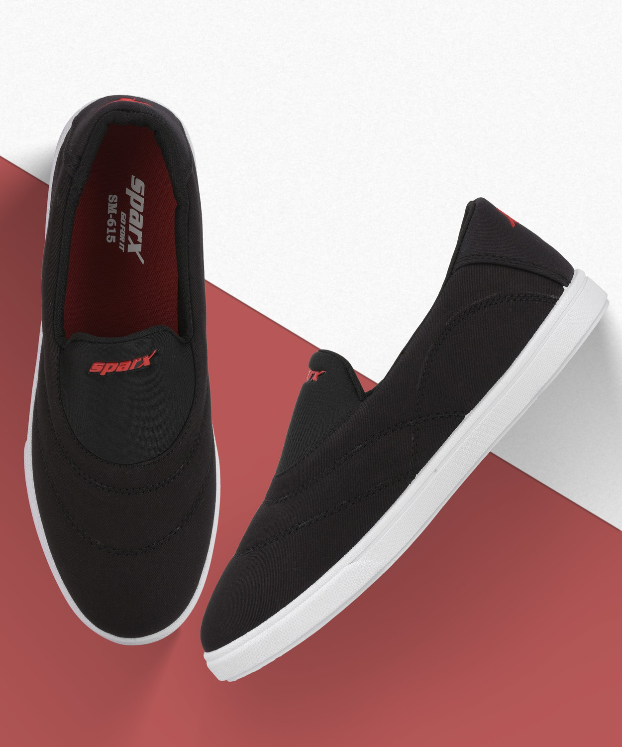 Image of Sparx SM 615 | Stylish, Comfortable | Slip On Sneakers For Men
