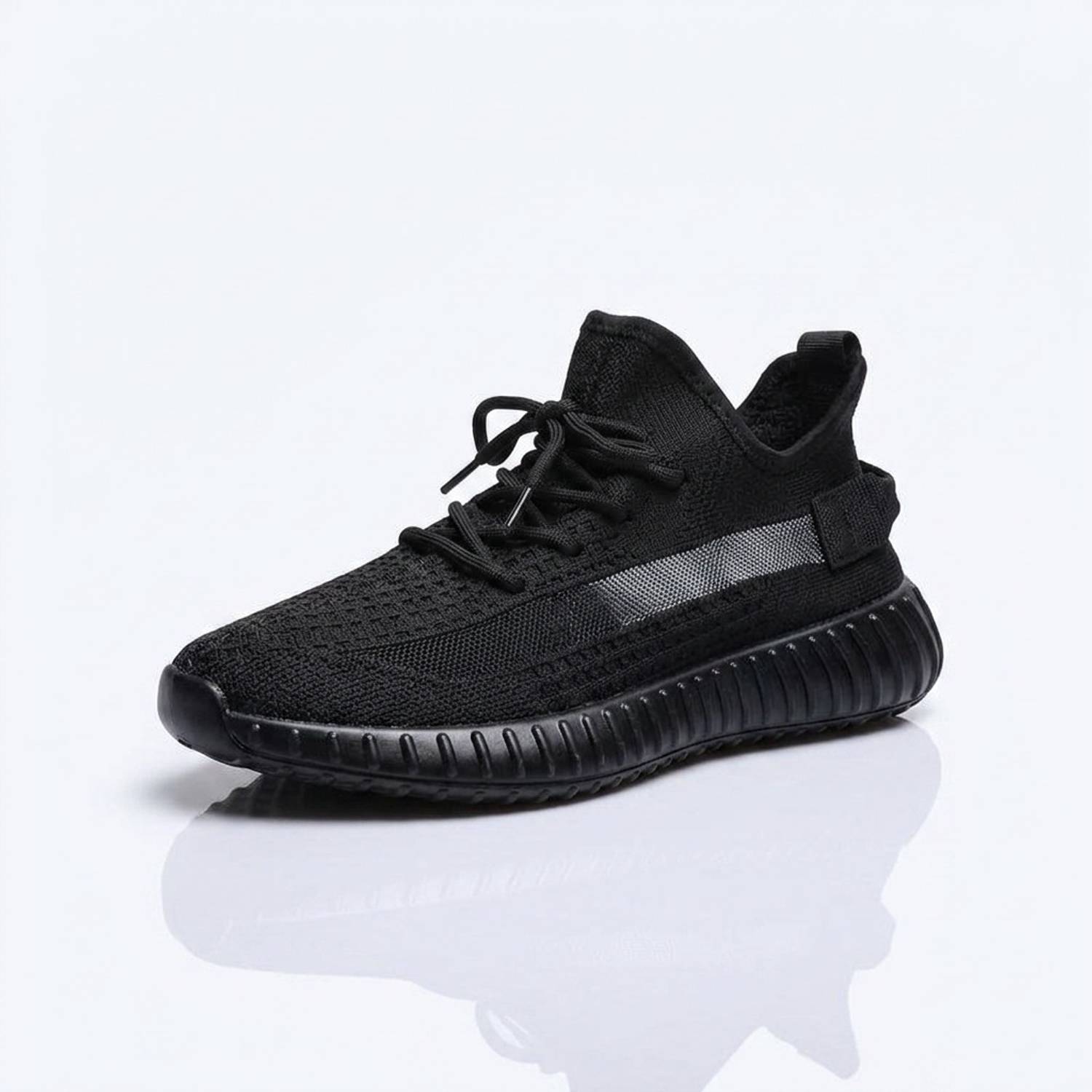 Sewayx Unisex Black Sneakers - Image 4