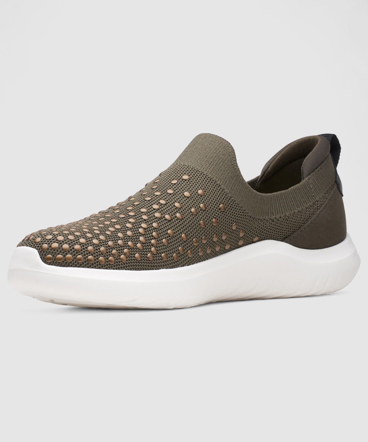 Image of CLARKS Nova Grove DARK OLIVE Walking Shoes For Women