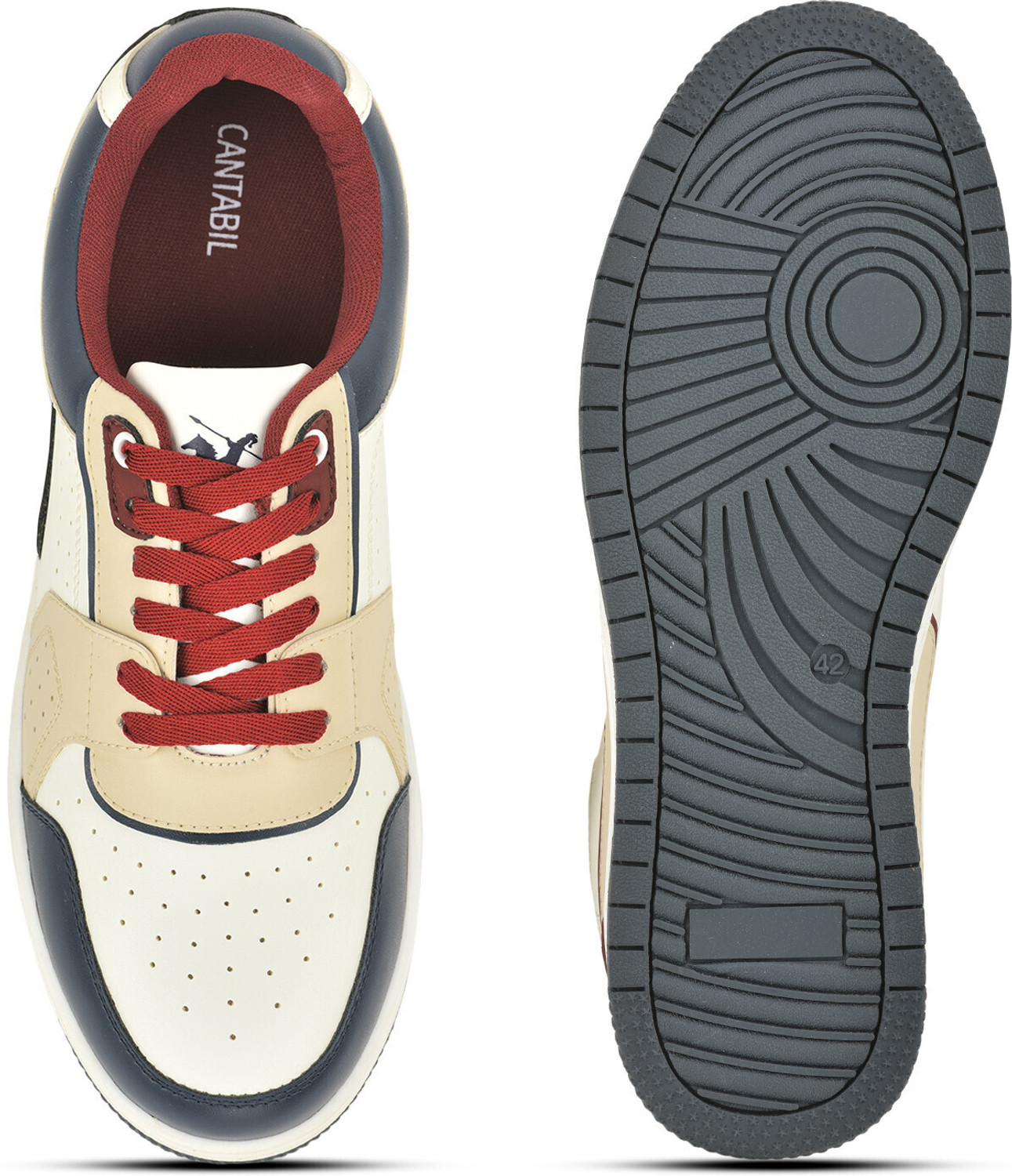 Image of CANTABIL Casual Sneakers Shoes for Men | Lightweight & Comfortable with Cushioned Insole Sneakers For Men