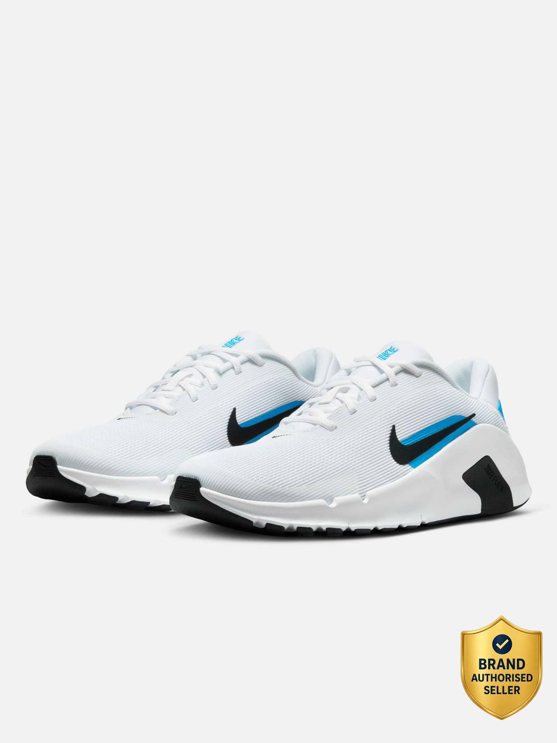 NIKE Flex Train White Gym Shoes For Men - Image 1