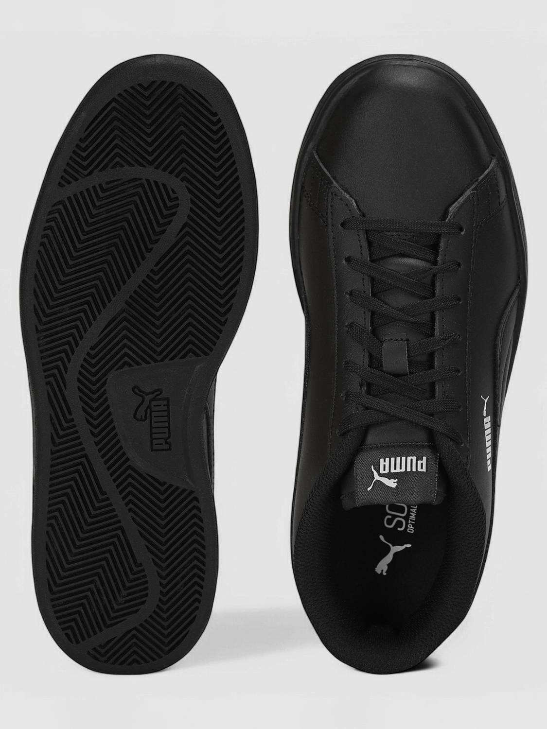 PUMA Smash v2 L Black Men's Sneakers - Image 5