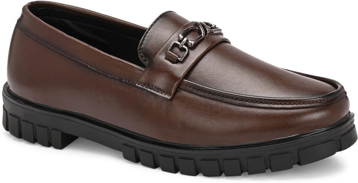 Image of KASTAVA Premium Stylish Lightweight Slip-On Shoes for Office & Party Wear Loafers For Men
