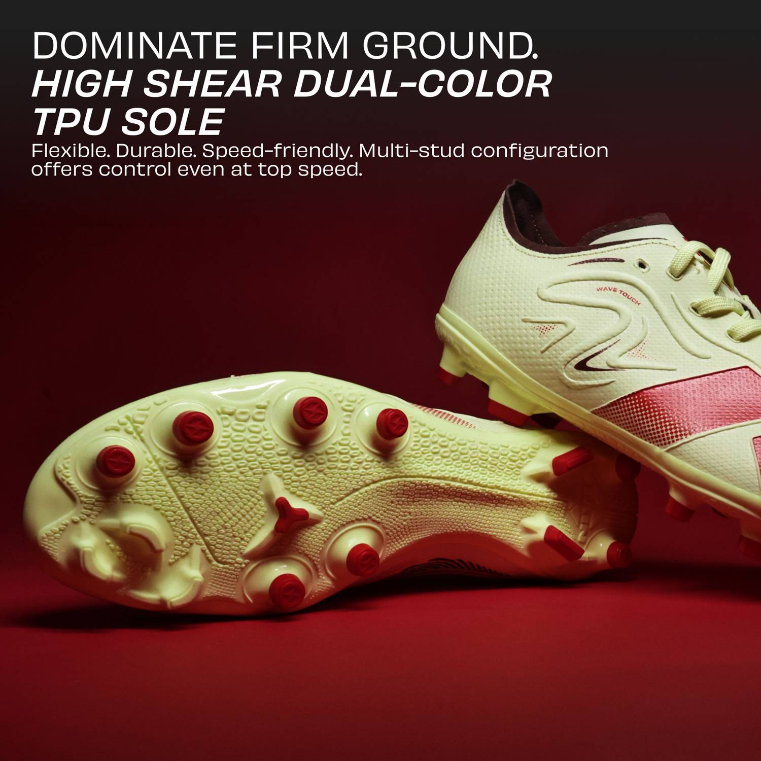 NIVIA Ashtang 3.0 Football Shoes Men Yellow - Image 4