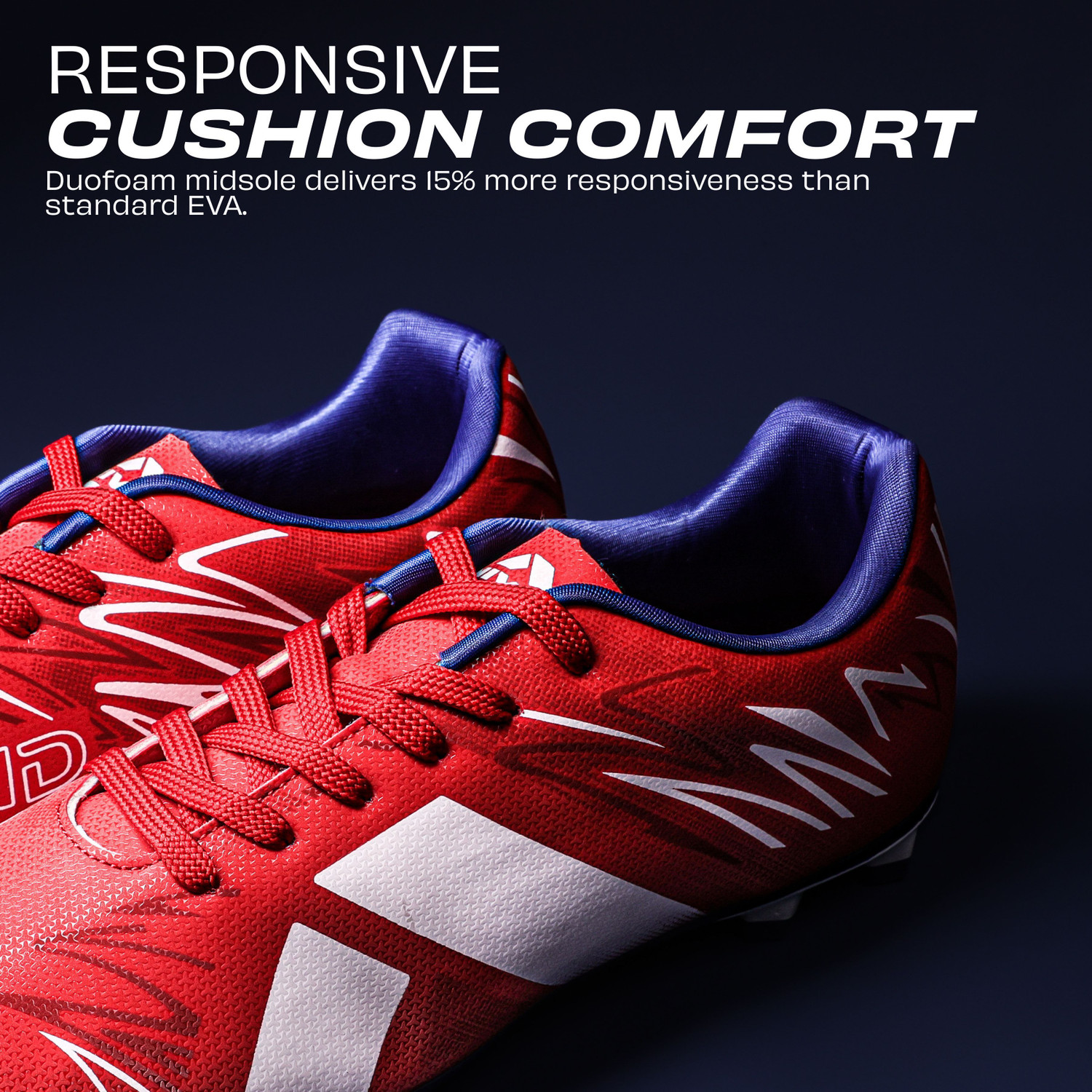 Image of NIVIA England Country Color World Cup Football Studs Football Shoes For Men
