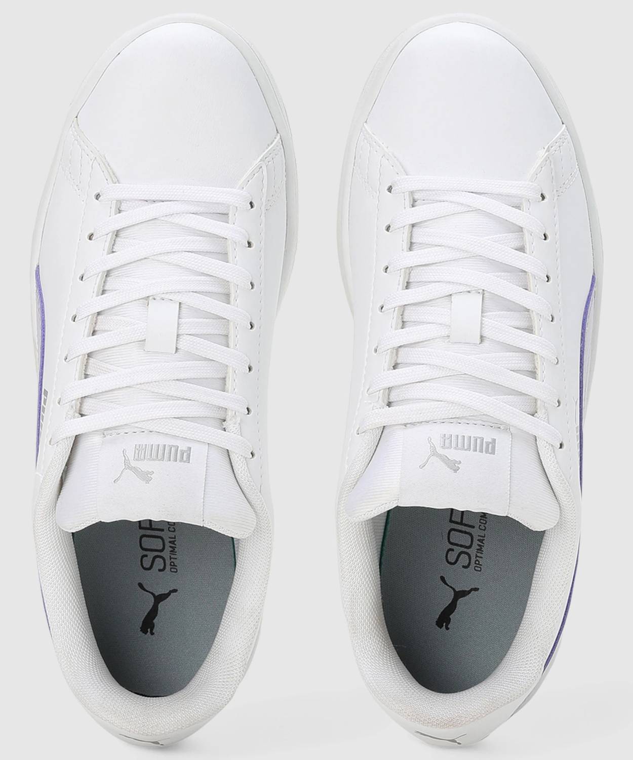 PUMA Smashic Wmn White Running Shoes - Image 4