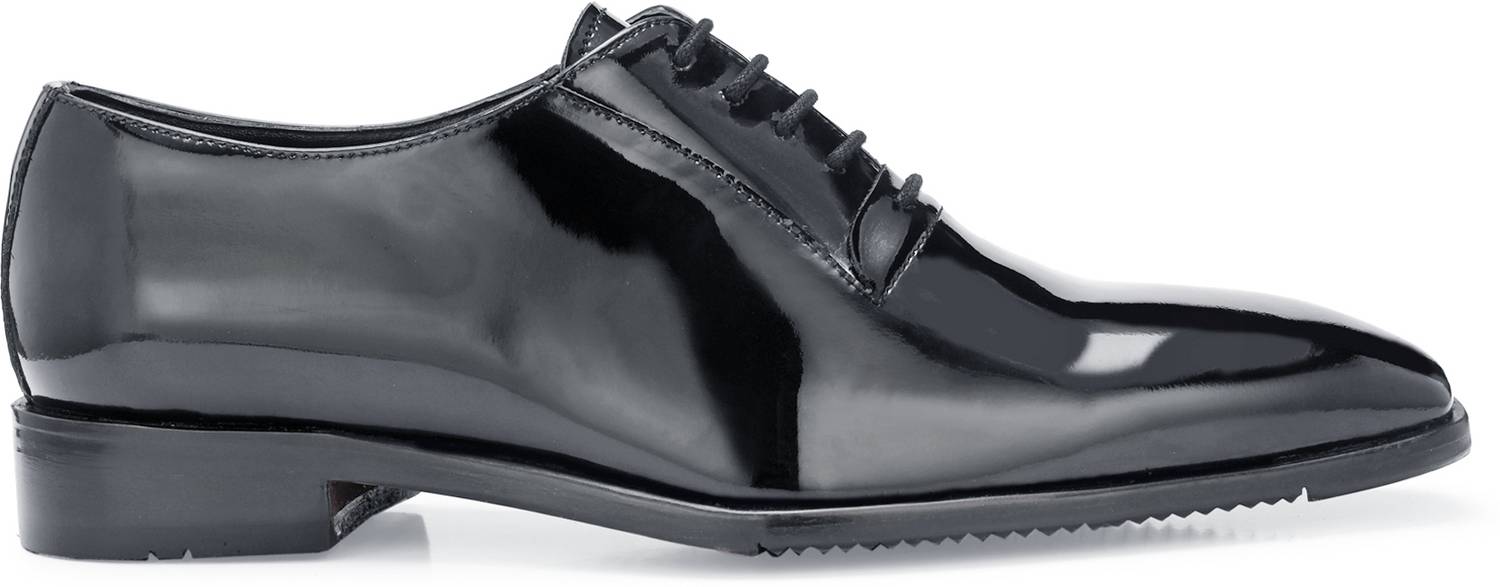 Harrys Of London Men\'s Black Patent Leather Derby Dress Shoe sz 6 Derby Patent Leather Dress Shoes for Men for sale | eBay main image 3