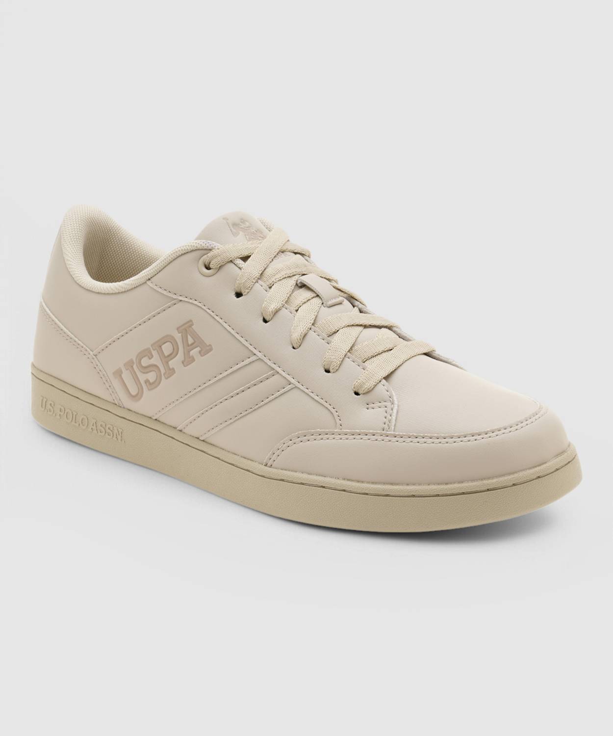 U.S. POLO ASSN. GALA Beige Men's Sneakers - Image 3