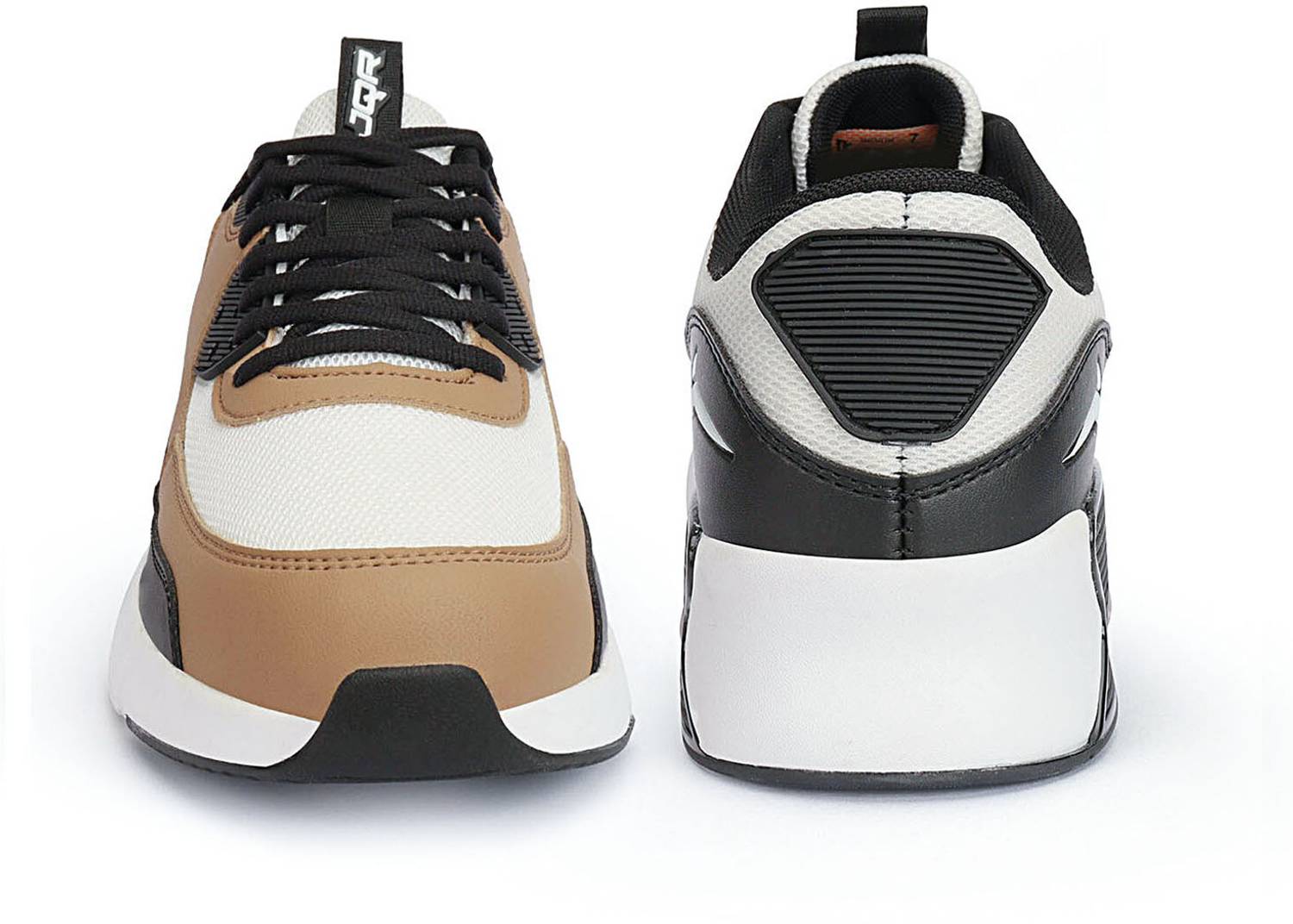 JQR RUMBA Men's White Sneakers - Image 5