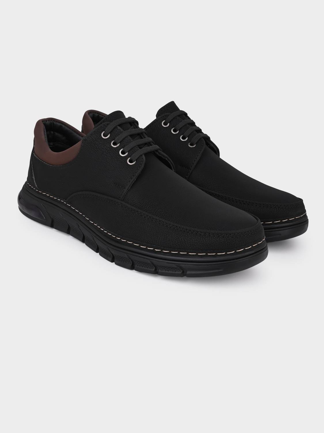 Roadster Casual Boat Shoes For Men Black - Image 4
