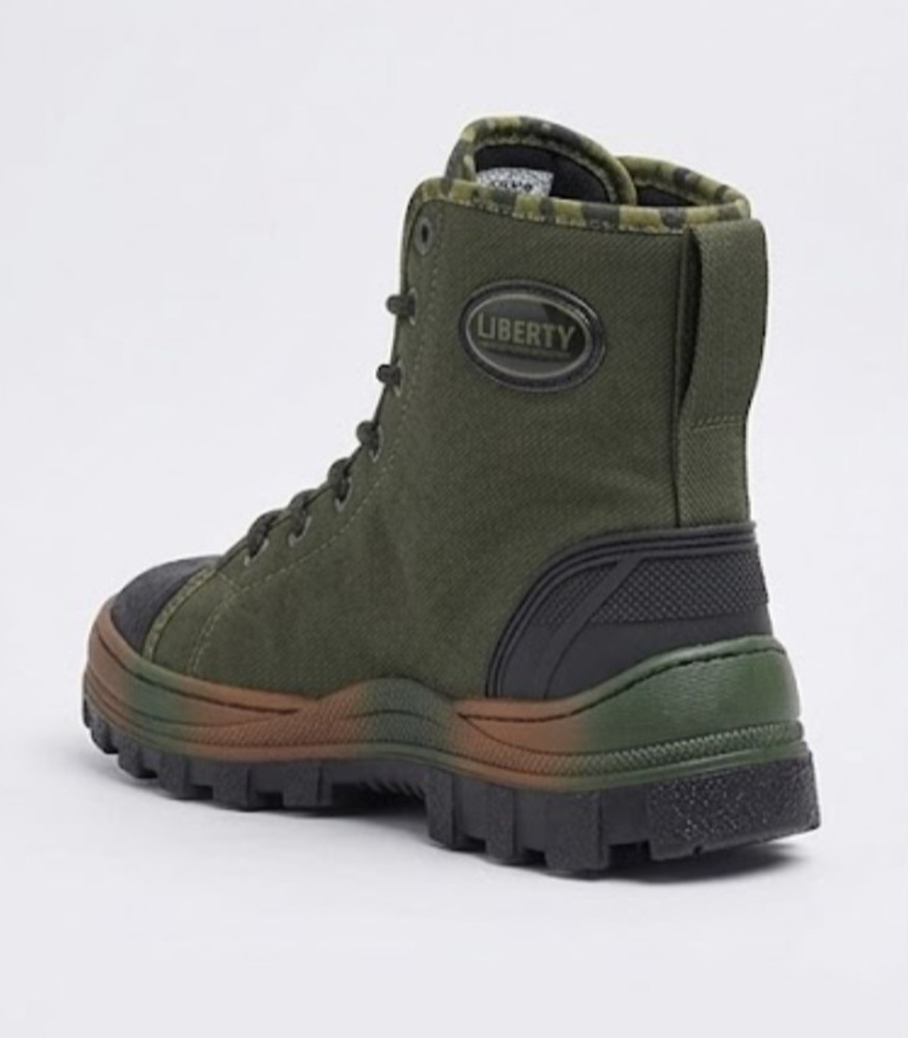 Image of Warhead Josh Military Style High Ankle Canvas Jungle Boots For Men