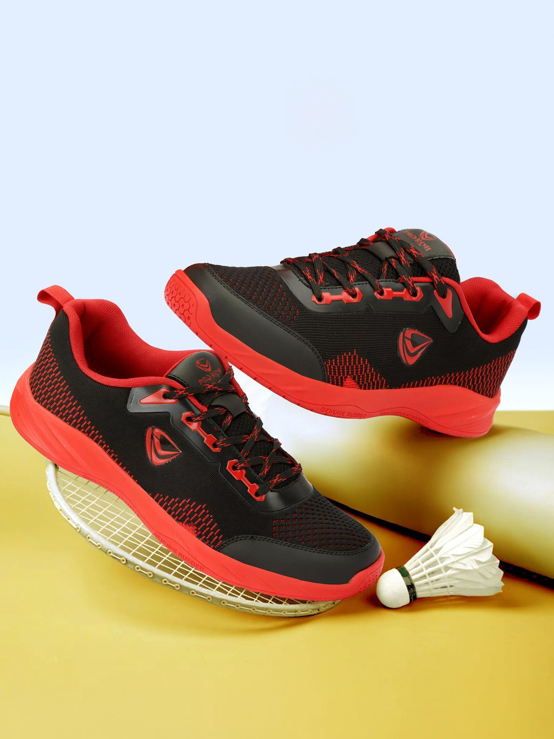 Image of PRO KVH Court Flyer 2.0 Non-Marking Indoor Court Breathable, Cushioned, Durable Badminton Shoes For Men