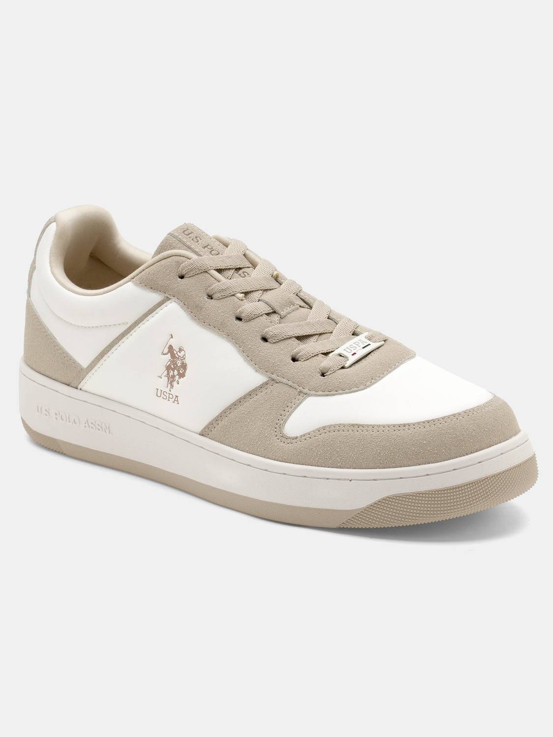 U.S. POLO ASSN. JOAN Sneakers for Men, Beige - Image 3