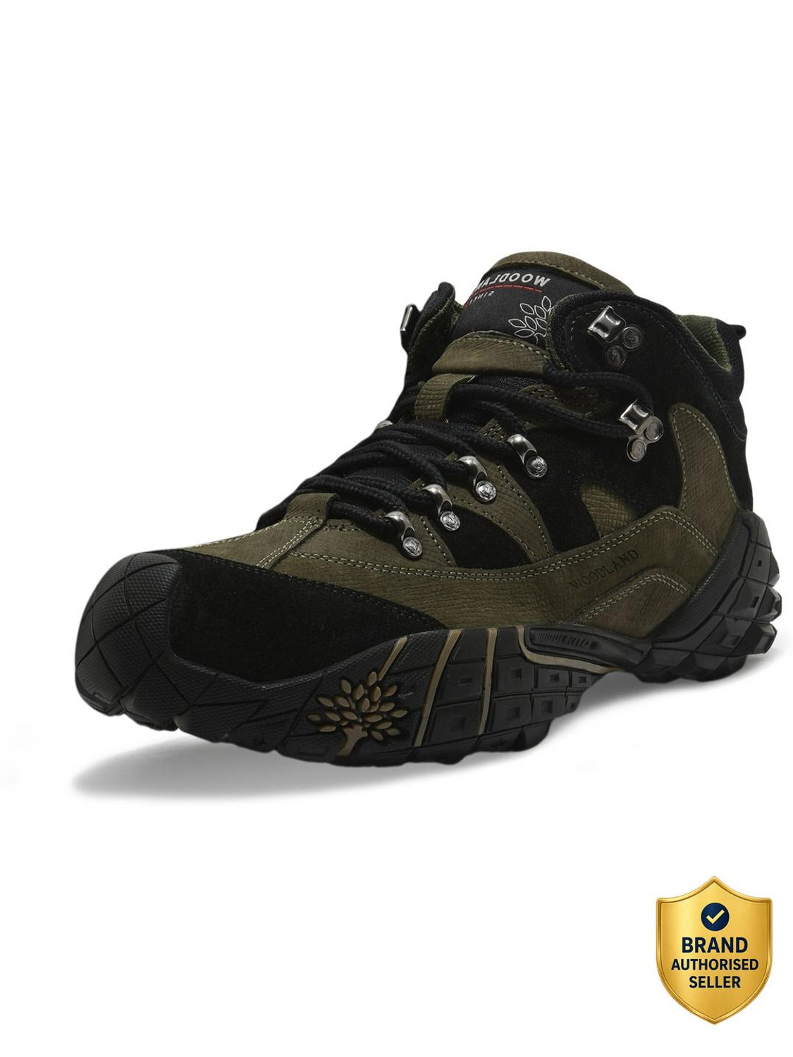 Image of WOODLAND Lace Up Lightweight Breathable Comfortable Daily Use Casuals For Men