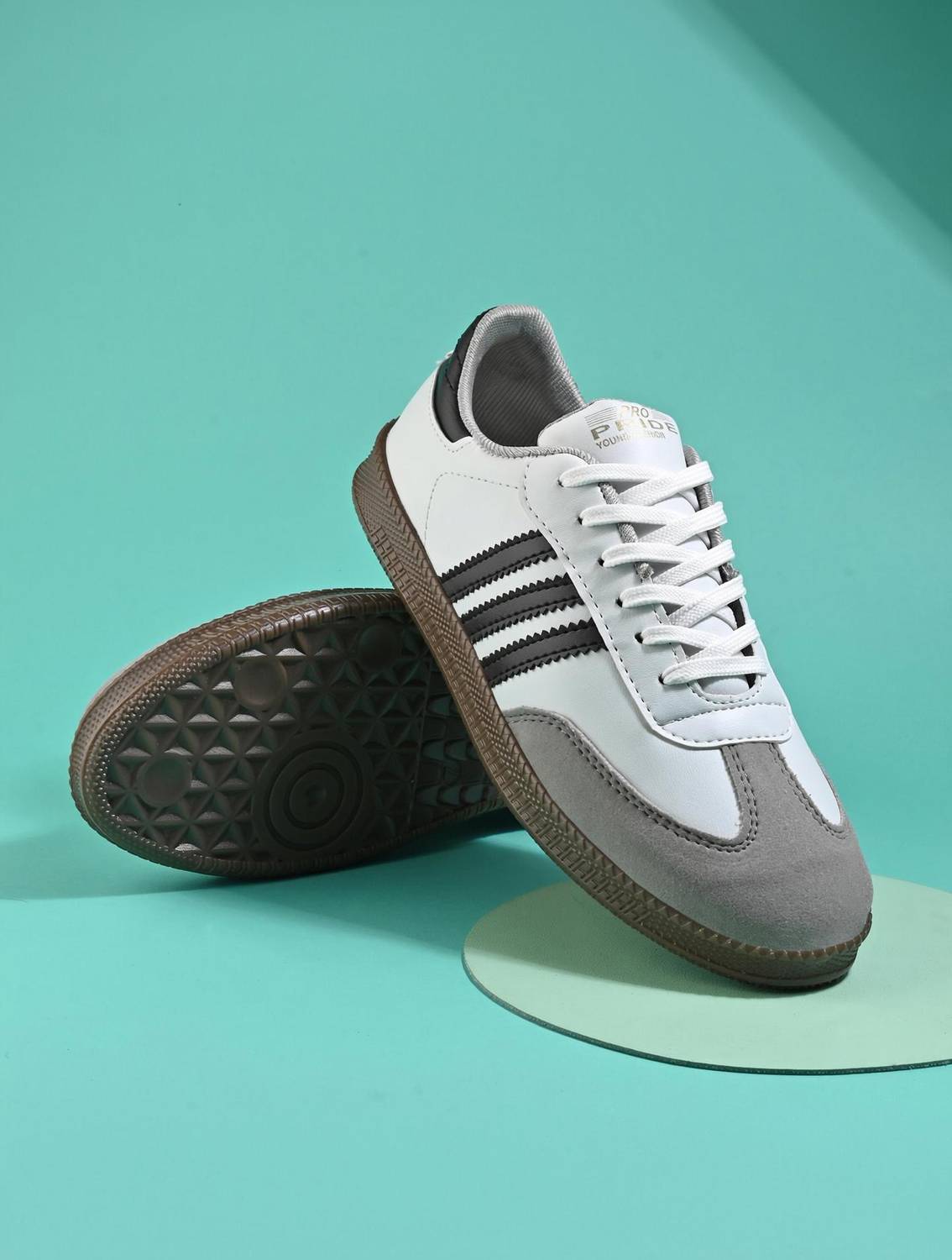 PROPRIDE Young Fashion Sneakers for Men, Black